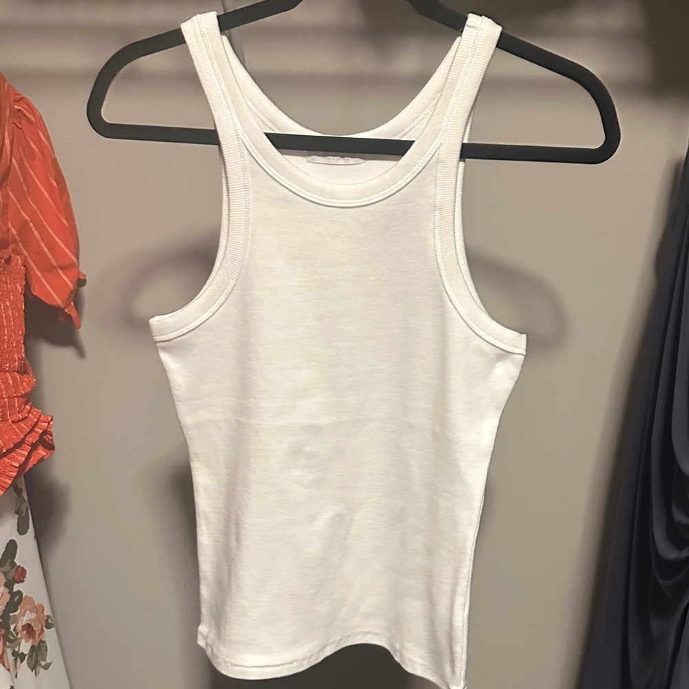nuuds Classic White Tank Top
